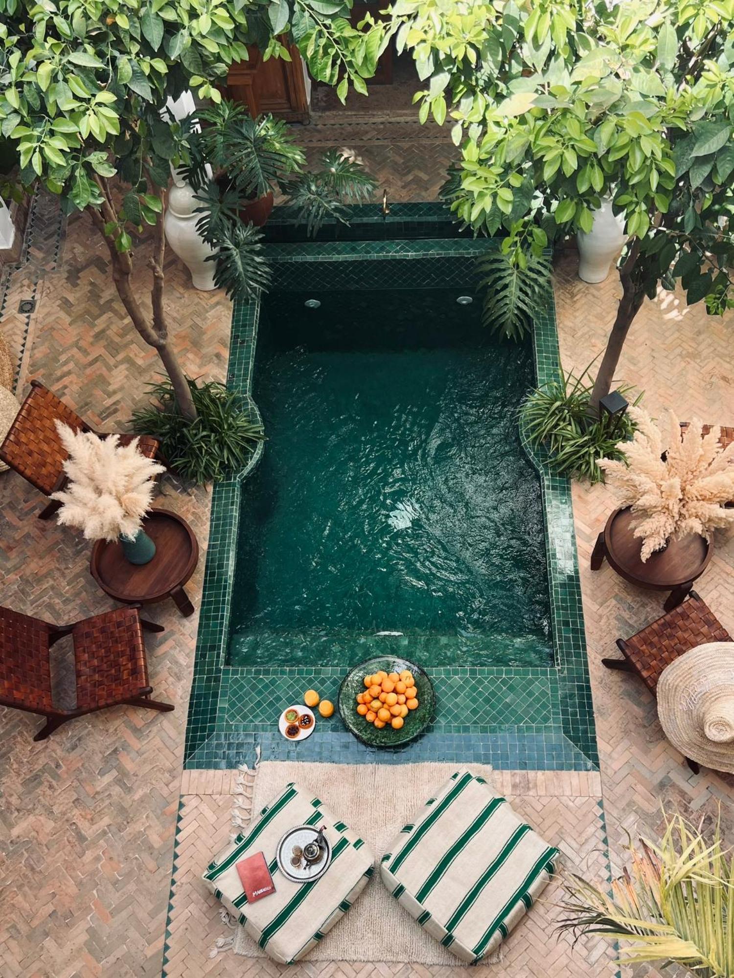 Riad Prive Sadaka Bassin Rooftop Marrakesh Luaran gambar
