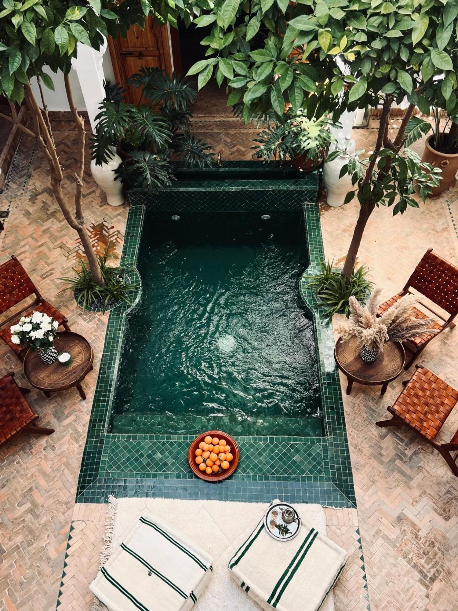 Riad Prive Sadaka Bassin Rooftop Marrakesh Luaran gambar