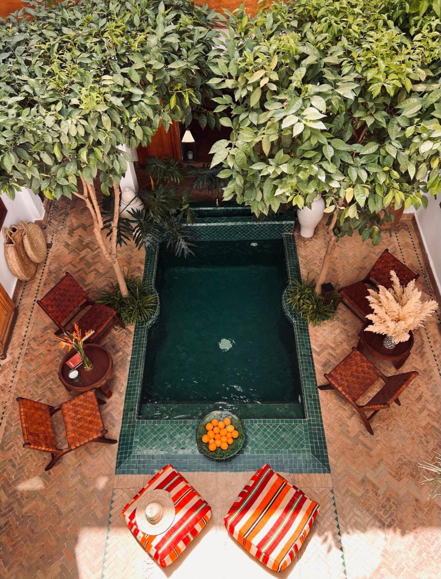 Riad Prive Sadaka Bassin Rooftop Marrakesh Luaran gambar